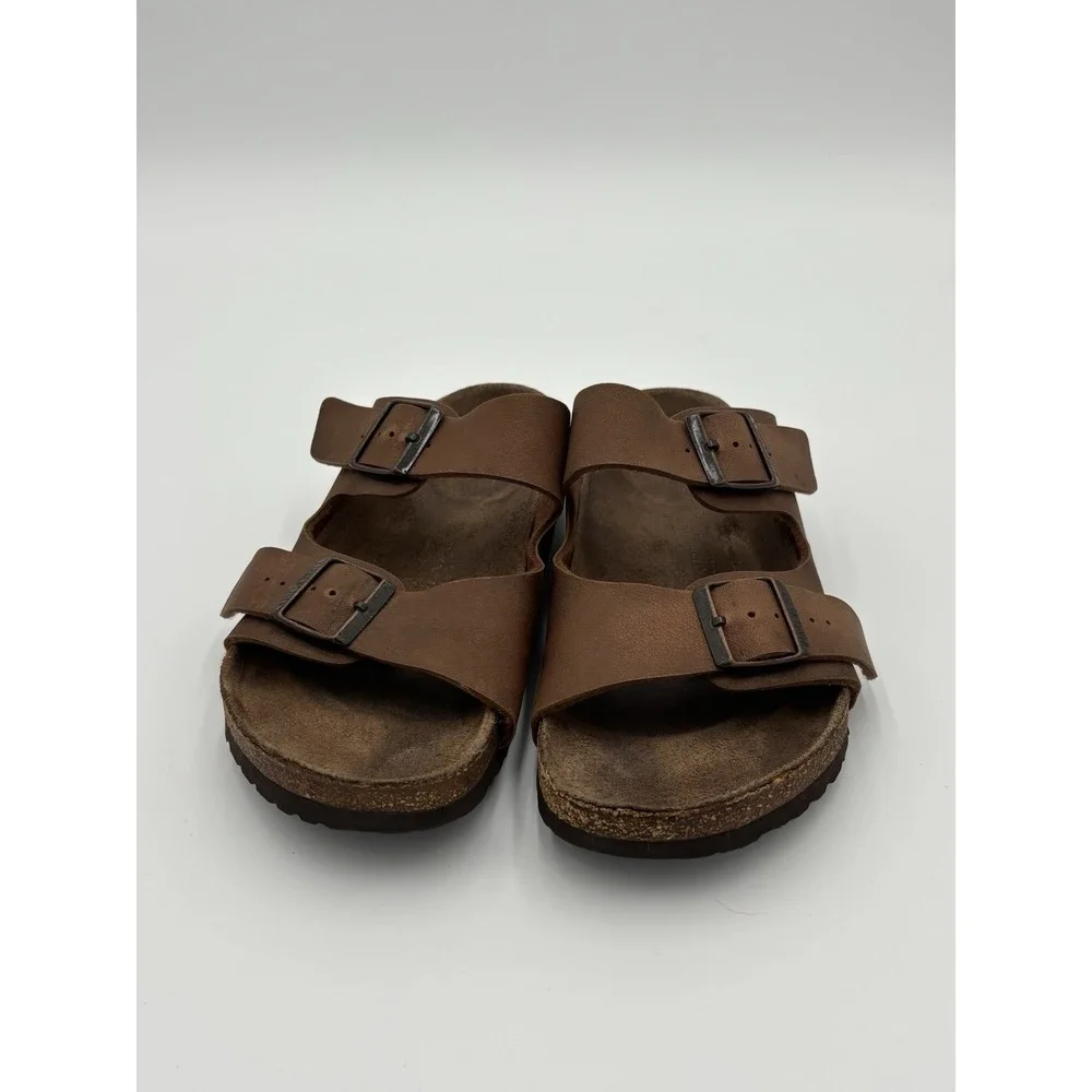 Birkenstock Arizona Habana Brown Oiled Leather Sandals M8 L10 Regular